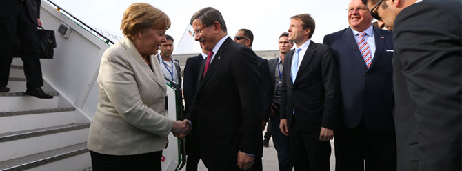 Almanya Başbakanı Merkel Gaziantep'te