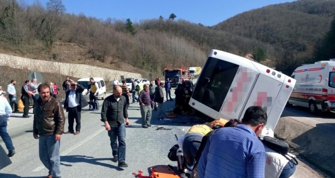 Bursa’da yolcu otobüsü kaza yaptı: 7 ölü, en az 34 yaralı