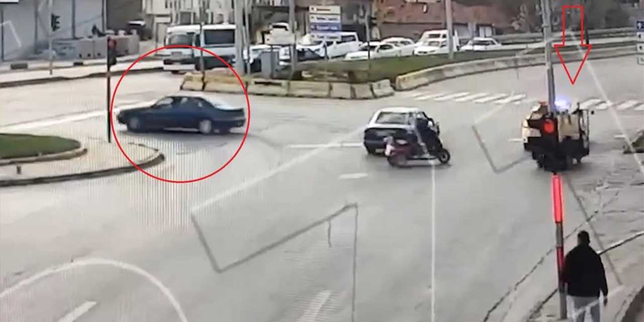 Kırıkkale'de drift yaparken polise yakalandı