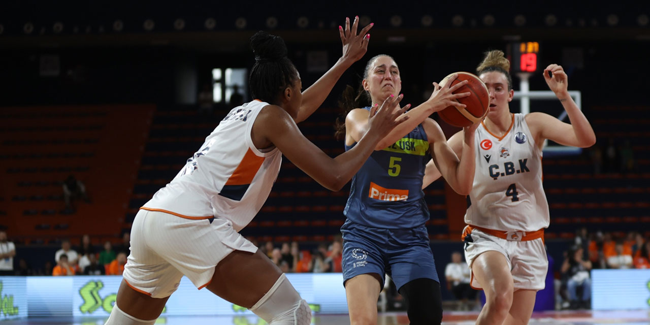 ÇBK Mersin, FIBA Kadınlar Avrupa Ligi'ni dördüncü tamamladı: ÇBK Mersin 67-95 ZVVZ USK Prag