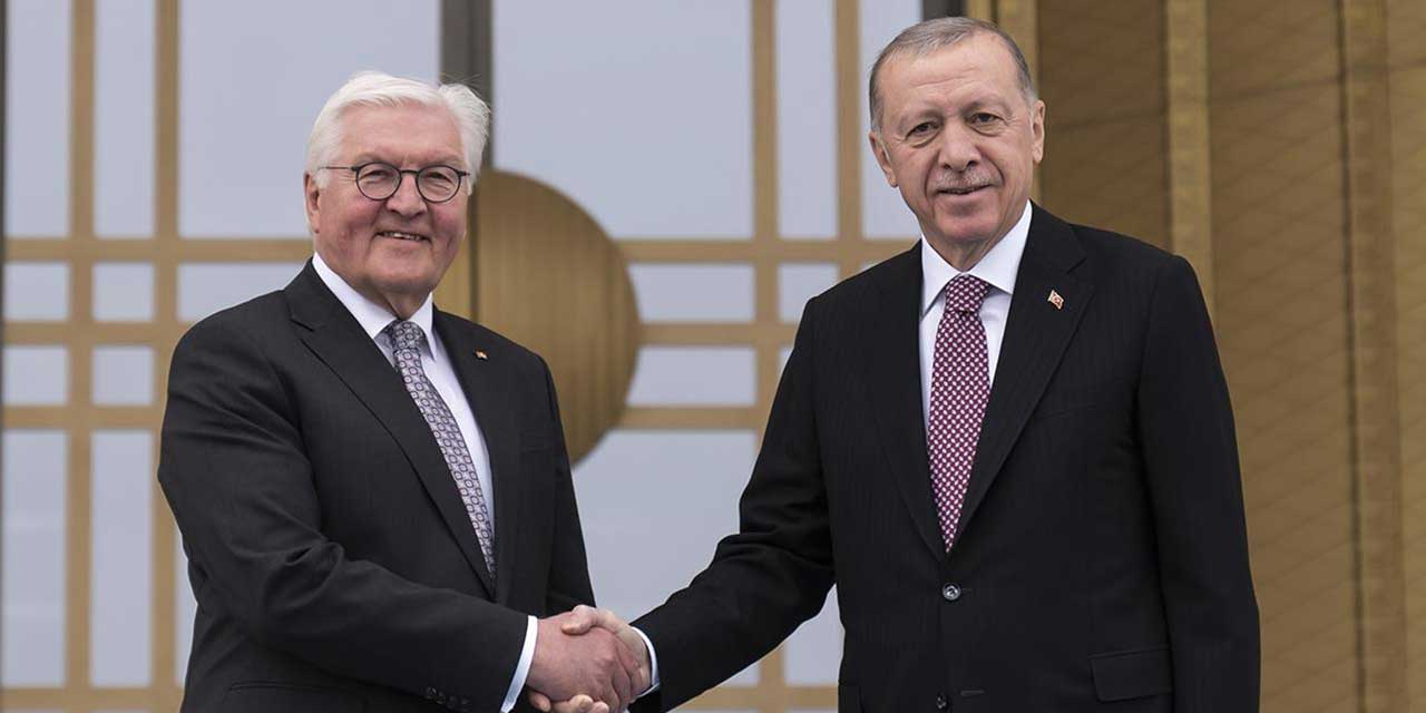 Cumhurbaşkanı Erdoğan ve Almanya Cumhurbaşkanı Frank-Walter Steinmeier zirvesi!