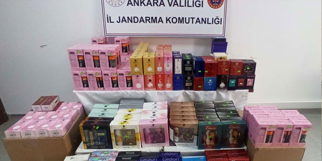 Ankara'da kaçak parfüm operasyonu!