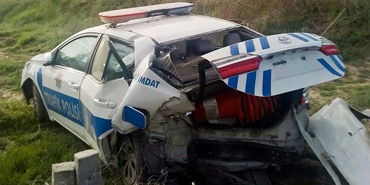 Polis aracı ve asgari araç kaza yaptı: Kahreden kazada şehit var!