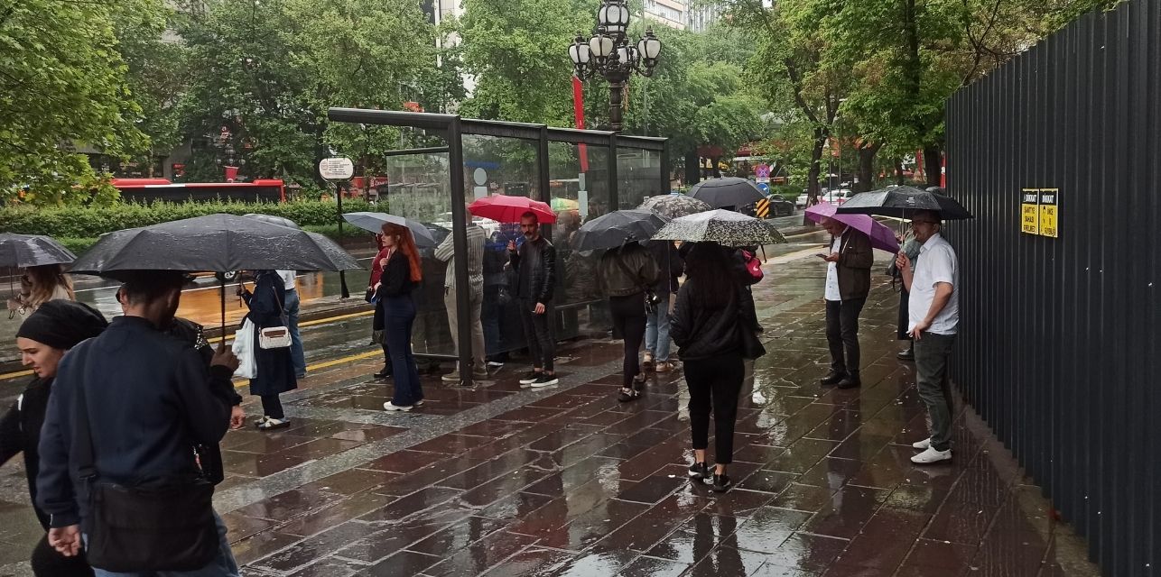 Ankara'daki yağış etkisini sürdürüyor