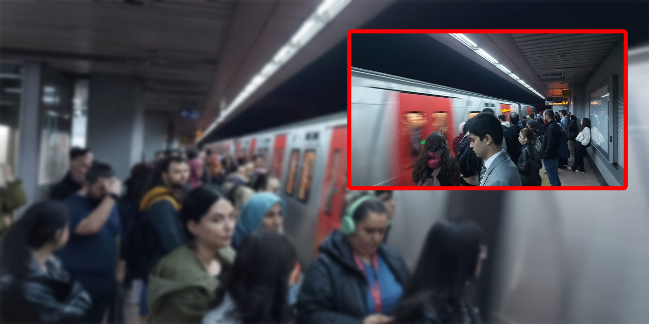 Ankara'daki sel metronun düzenini bozdu!