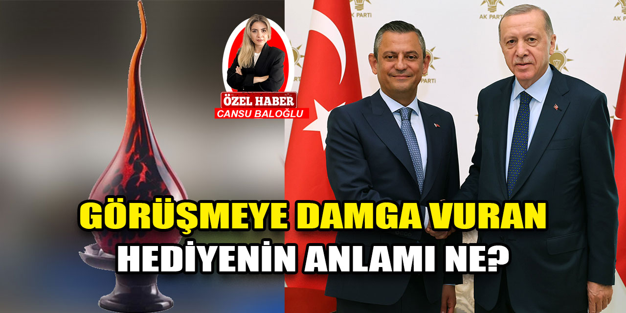 Özgür Özel'in Erdoğan'a verdiği hediyenin anlamı ve fiyatı şaşırttı!