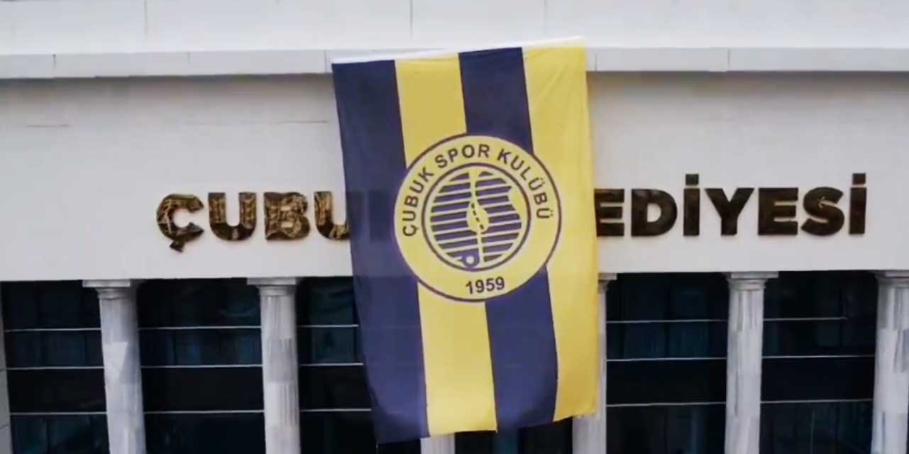 Çubukspor BAL'da: Başkan Demirbaş binayı bayraklarla donattı!