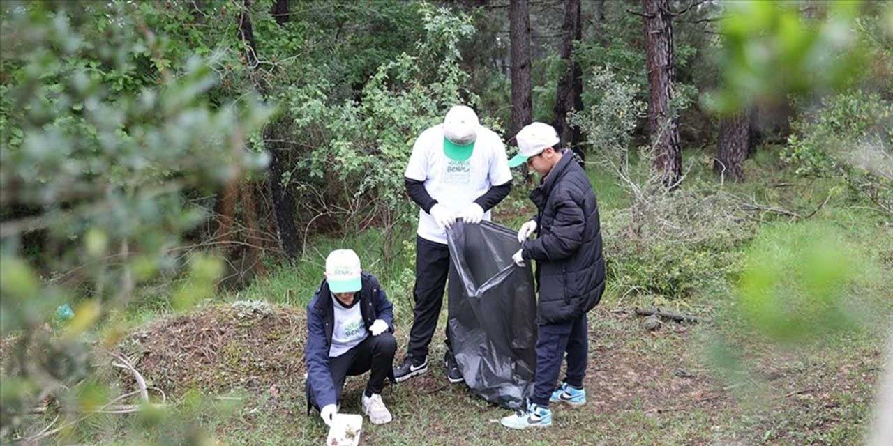 'Orman Benim' kampanyasında 313 ton çöp toplandı!