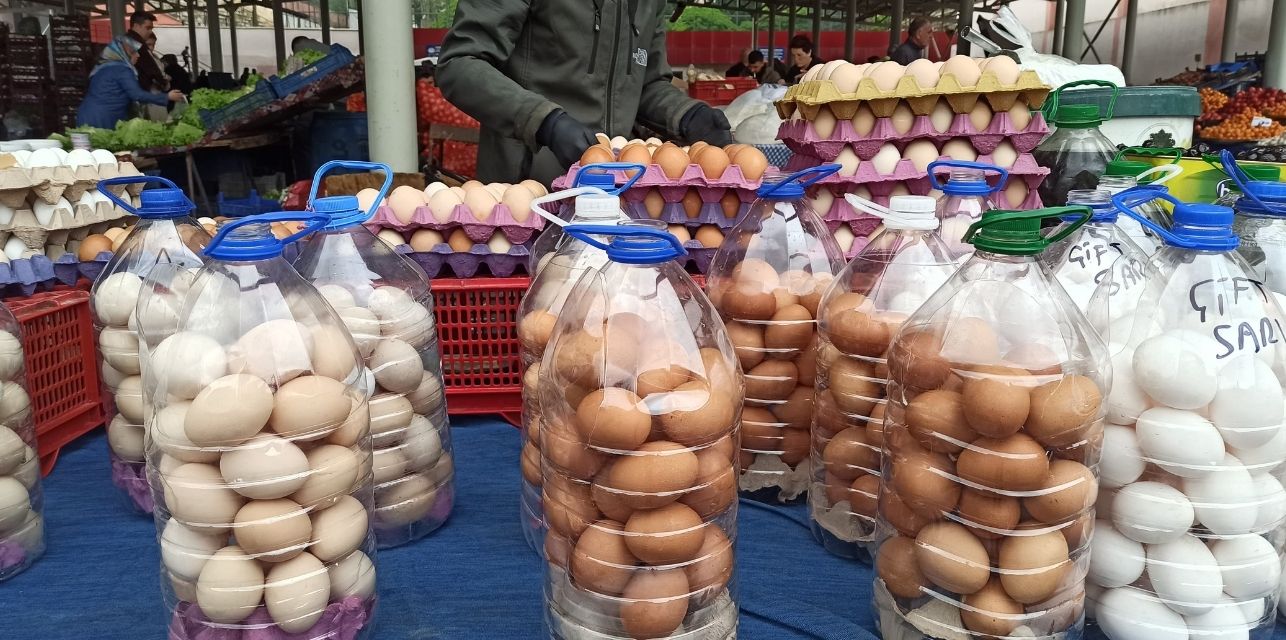 Yumurtanın kolisi markette 79  pazarda 110  TL