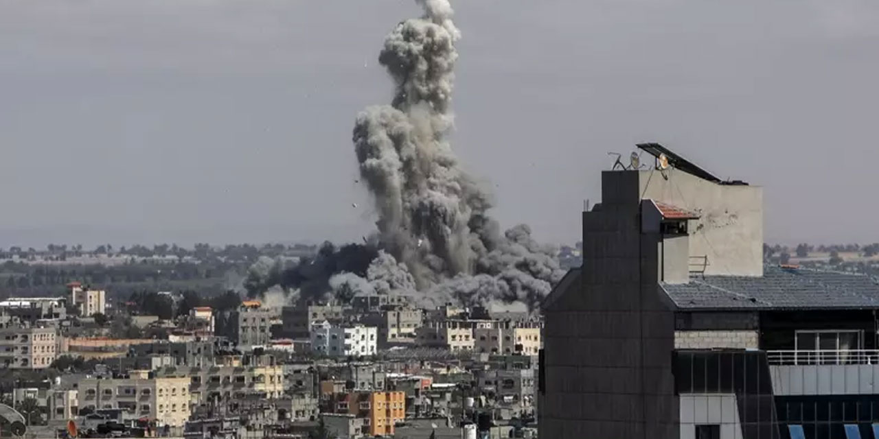 İsrail, Refah'a çok sayıda noktadan hava saldırısı düzenledi