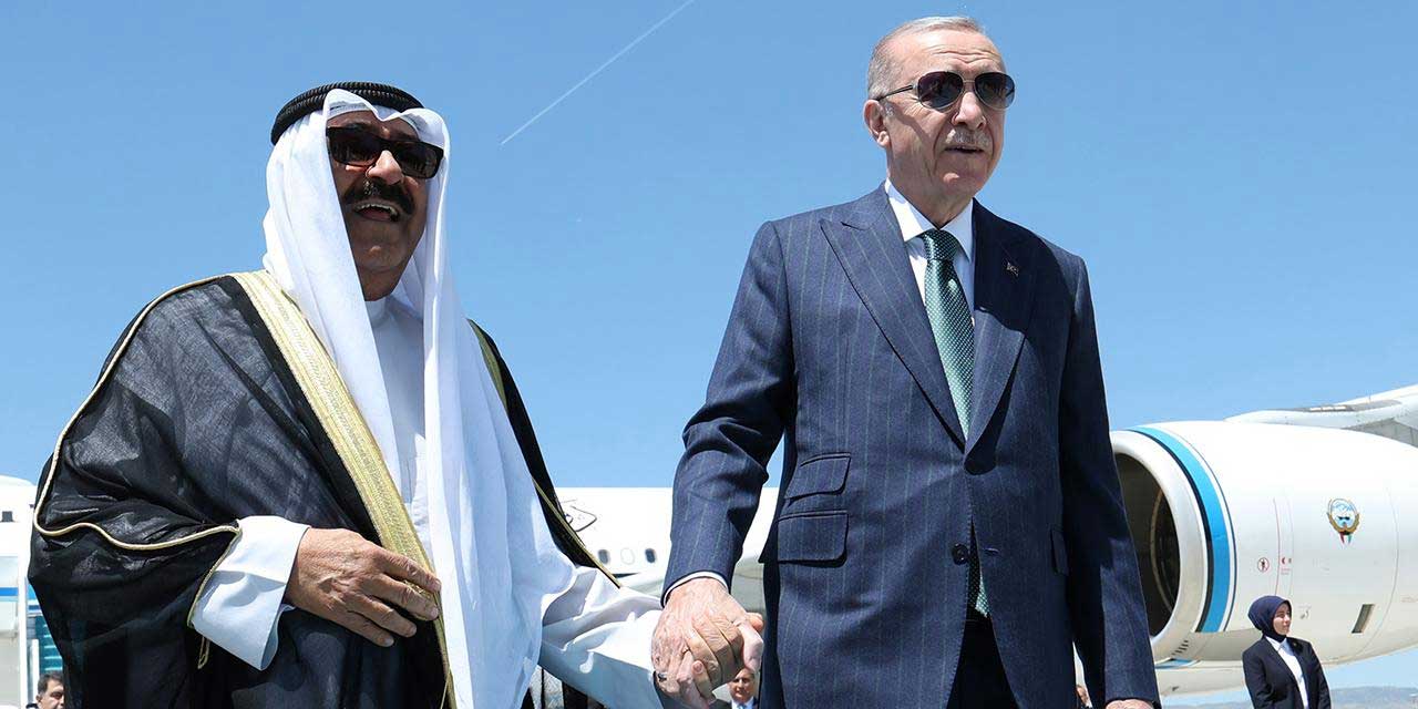 Cumhurbaşkanı Erdoğan davet etti! Kuveyt Emiri Ankara'da!