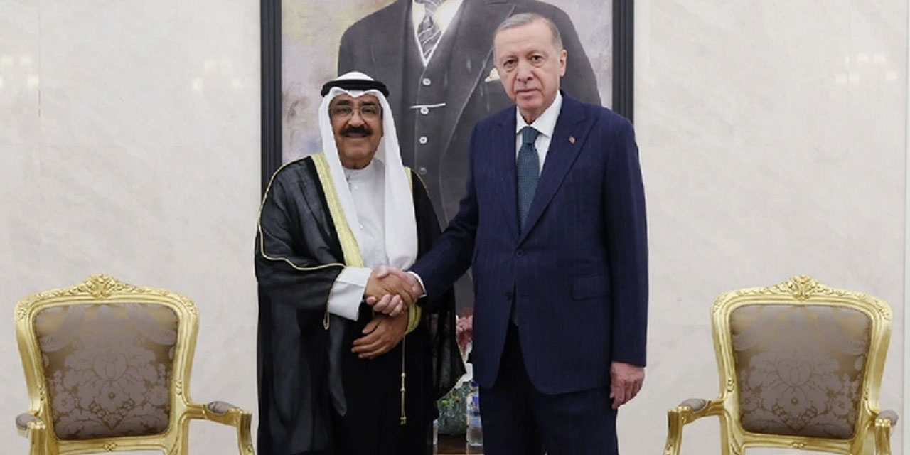 Cumhurbaşkanı Erdoğan Kuveyt Emiri es-Sabah'la görüştü: Kuveyt'in İsrail'e karşı tavrı önemli