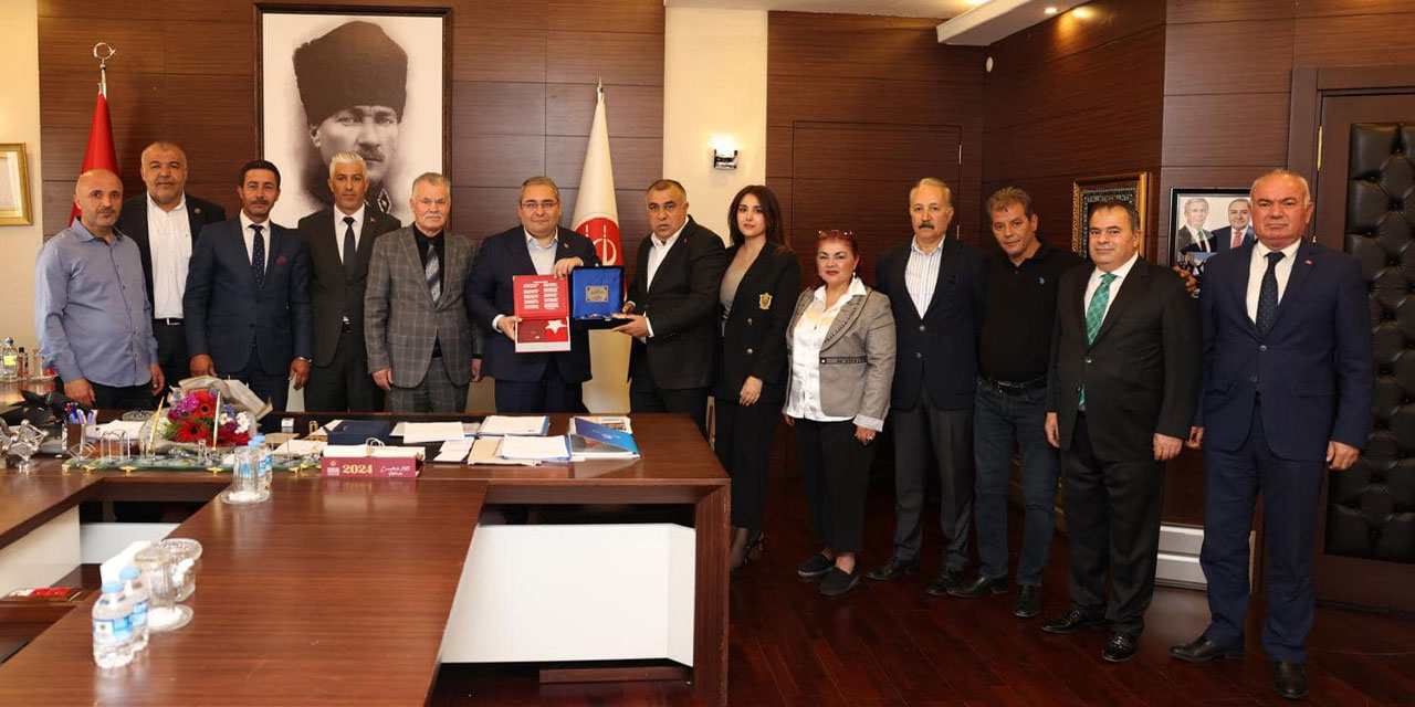 Mucurlular Derneğinden Keçiören Belediye Başkanı Mesut Özarslan'a ziyaret