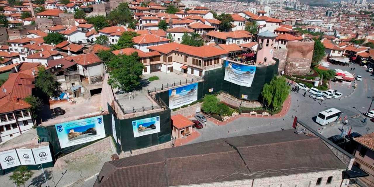 Ankara Kalesi'nde restorasyon tamamlanıyor!