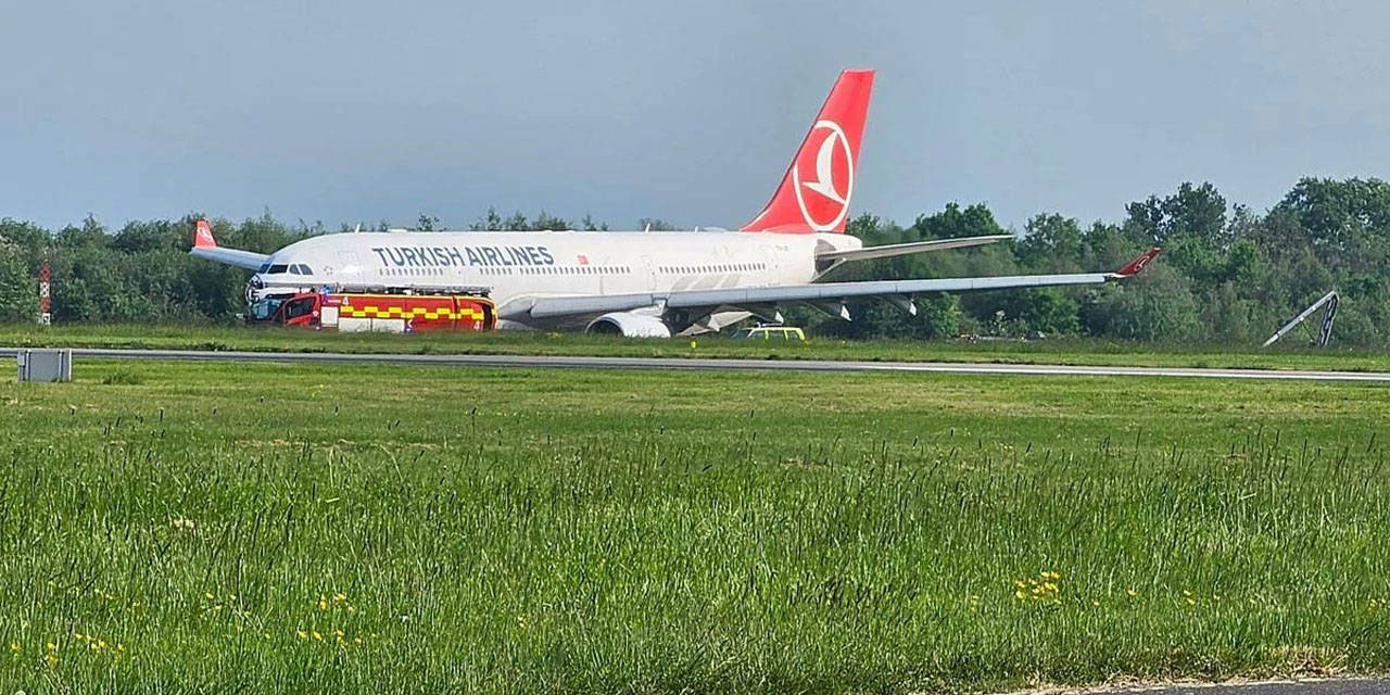 Pilot son anda dumanı fark etti! THY uçağı Manchester’a acil iniş yaptı!