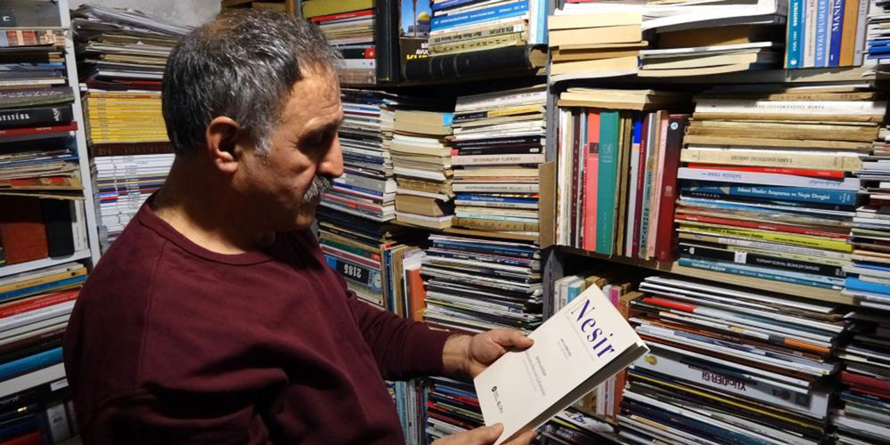Yozgatlı kütüphaneci, baba evini kütüphane dönüştürdü