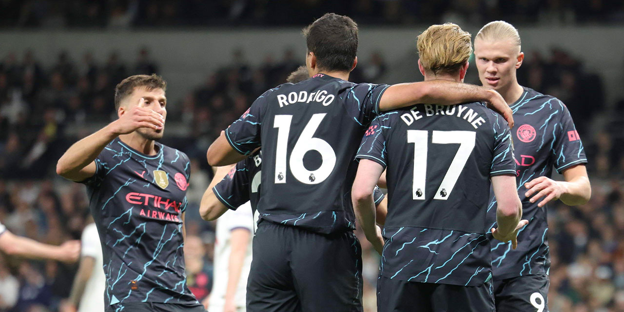 Manchester City yıllardır kazanamadığı Tottenham deplasmanında galip geldi: M. City son haftaya lider girdi