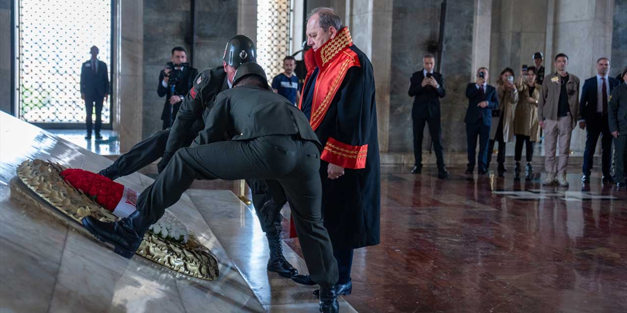 Yargıtay Başkanı Ömer Kerkez'den Anıtkabir'e ziyaret!