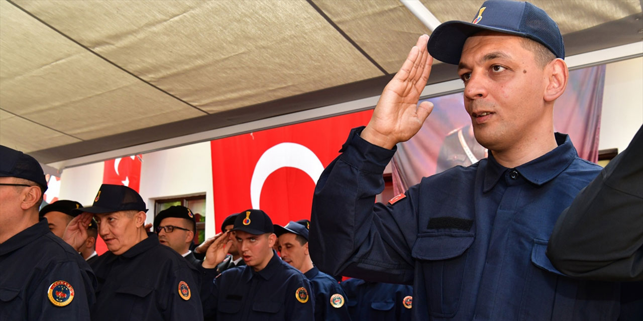 Kırşehir'de  engelliler bir günlük temsili askerlik yaptı