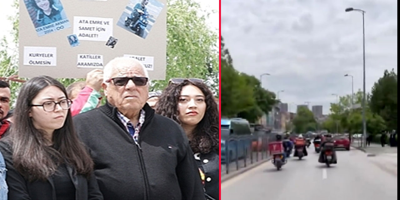 Ankara’da öldürülen motokuryeler için konvoy ve basın açıklaması: Katiller aramızda, Ata Emre ve Samet için adalet