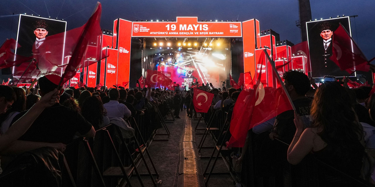 Ankara'da 19 Mayıs coşkuyla kutlandı: Şehrin birçok noktasında çok sayıda konser