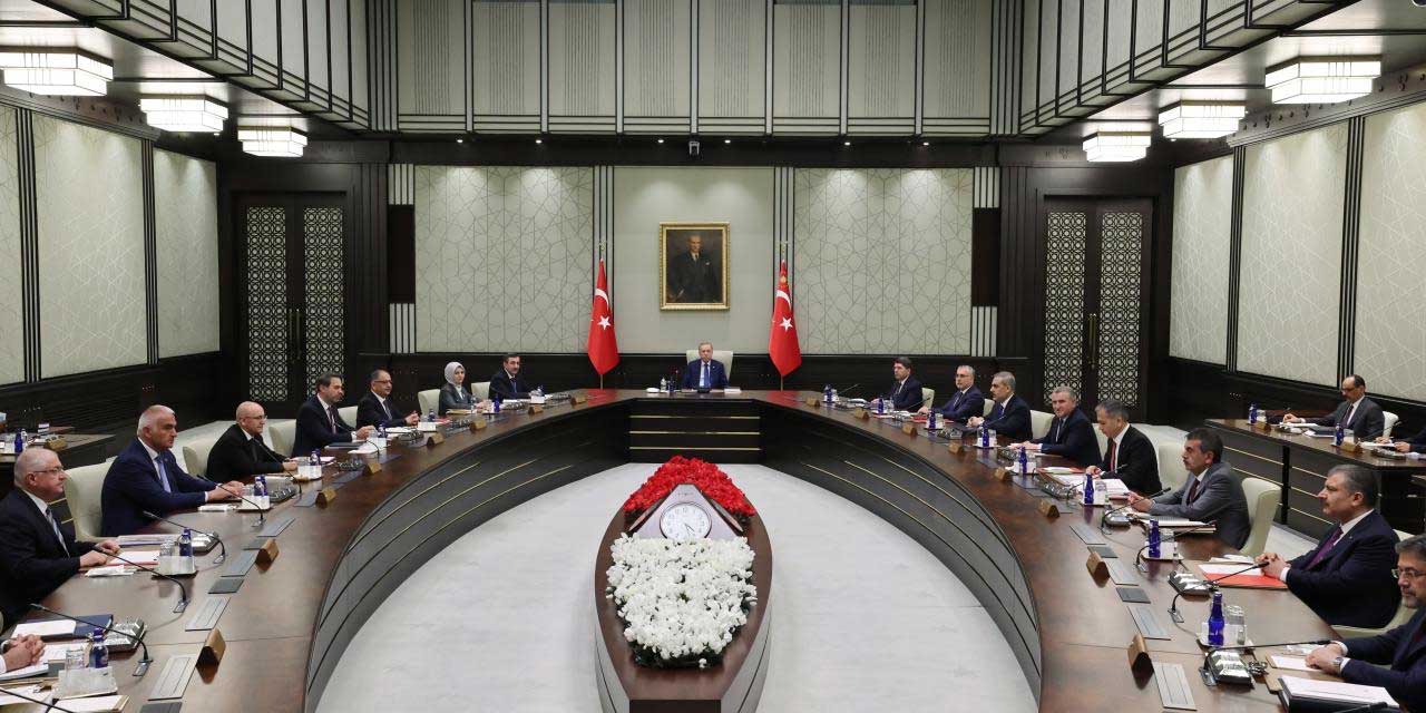 Kabine, Cumhurbaşkanı Erdoğan liderliğinde toplanıyor: Gündem yoğun!