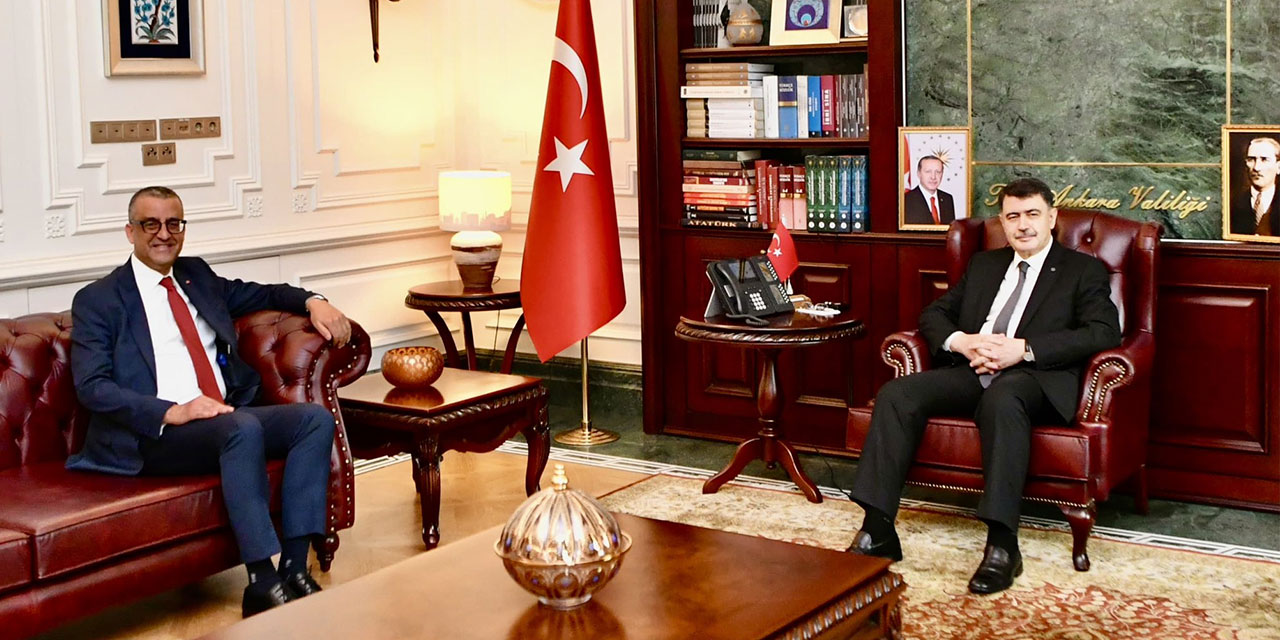 Tunus'un Ankara Büyükelçisi Ahmed Ben Sghaier'dan Vali Şahin'e ziyaret