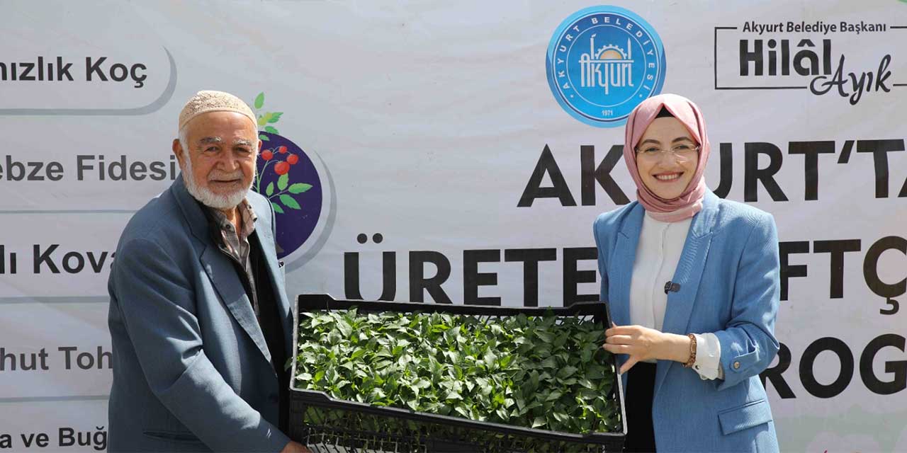 Akyurt Belediyesinden çiftçilere destek