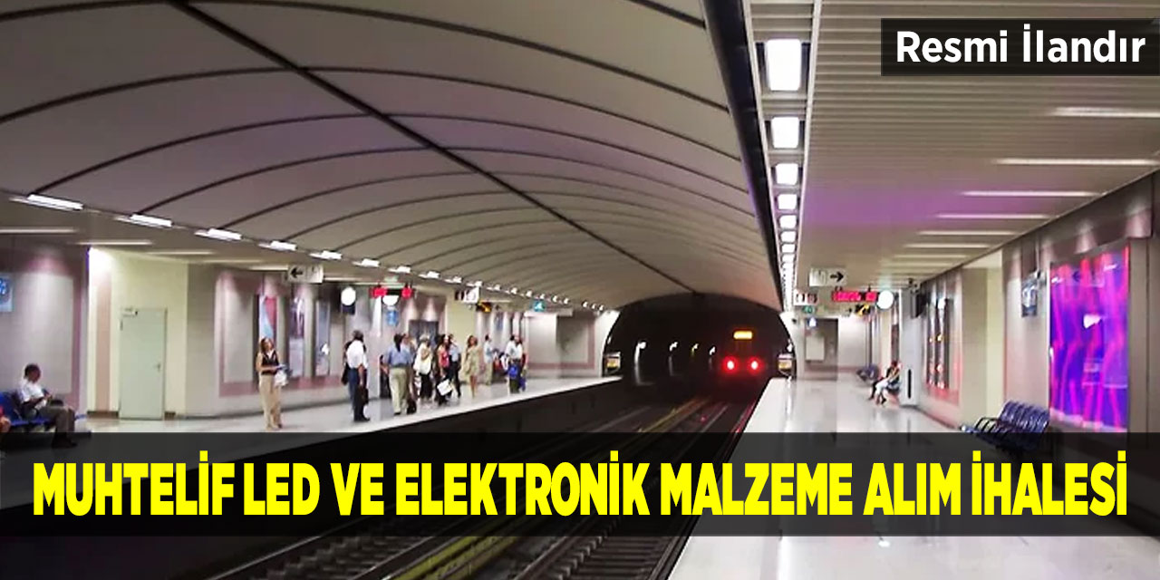 Muhtelif LED ve elektronik malzeme alım ihalesi