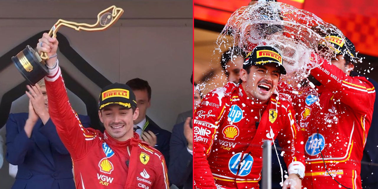Formula 1'de Monako Grand Prix'ini Ferrari'den C. Leclerc kazandı: Monakolu evinde ilk kez kazandı