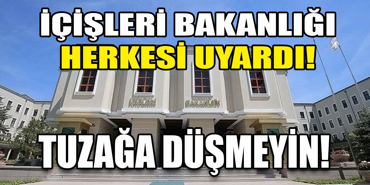 Nüfus ve Vatandaşlık İşleri Genel Müdürlüğü dolandırıcılara karşı uyardı!