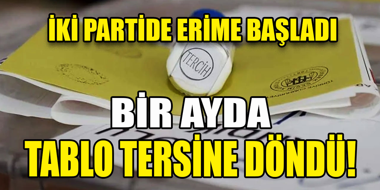 Asal Araştırma'nın birer ay arayla yaptığı ankette tablo tersine döndü | Dört parti oylarını artırırken, iki parti düşüşe geçti