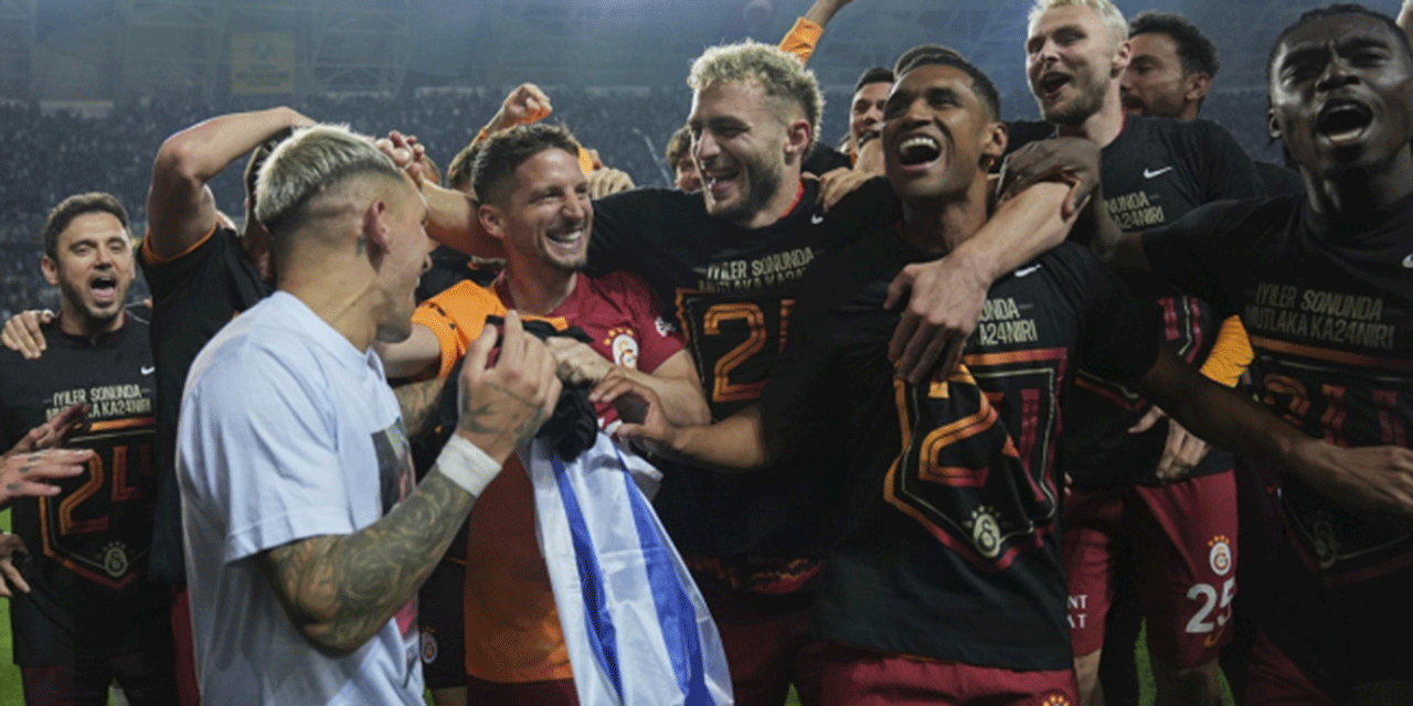 Galatasaray, 24. şampiyonluğunu Ankara'da kutladı