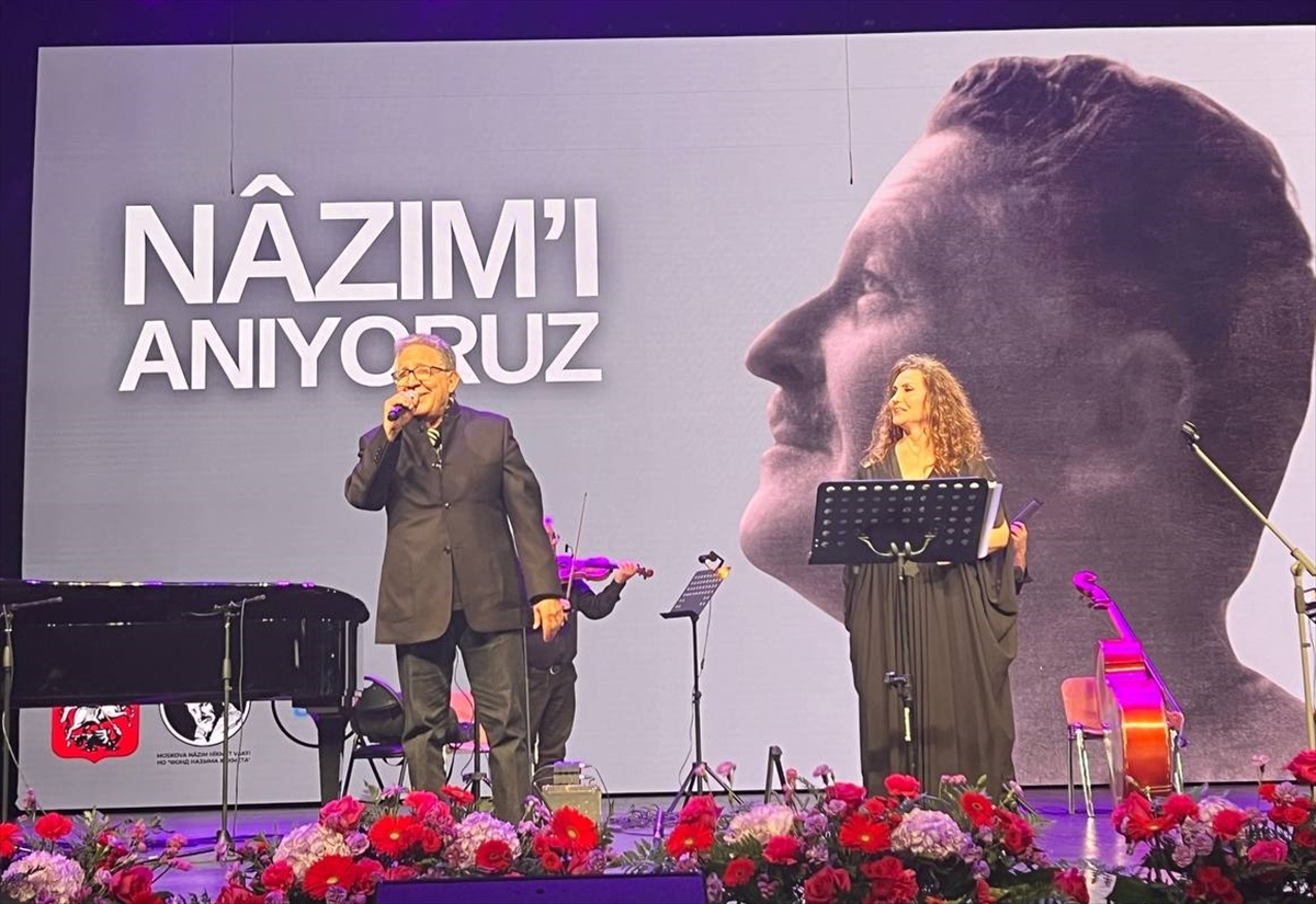 Nazım, Moskova'da konserle anıldı