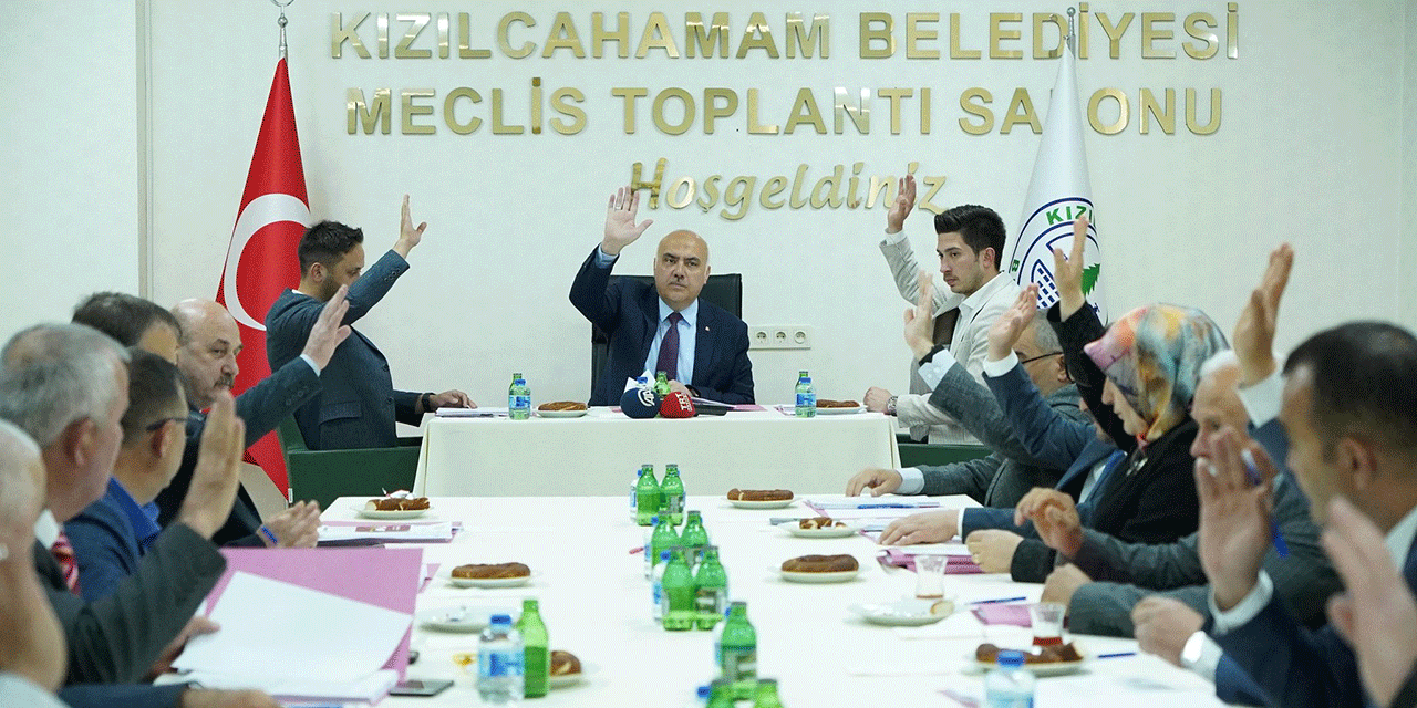 Kızılcahamam Belediye Meclisi'nin haziran ayı toplantısı yapıldı