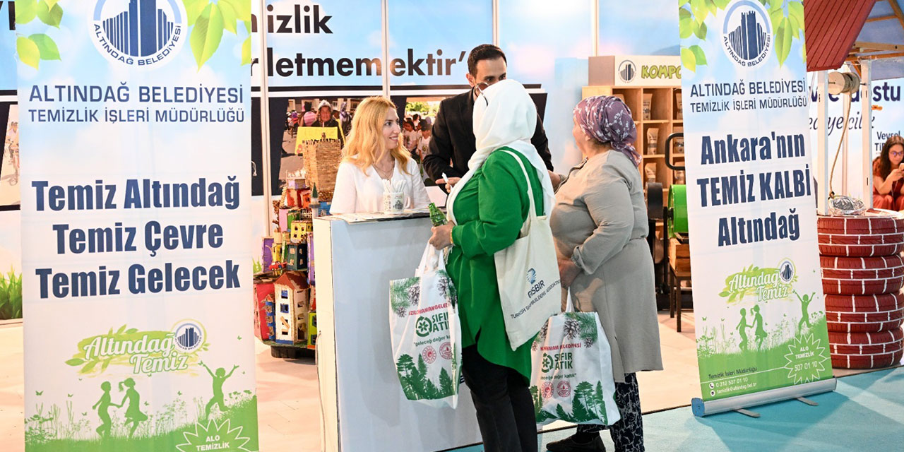 Başkent Millet Bahçesi’nde “Çevrefest” rüzgârı: Altındağ standı damga vurdu