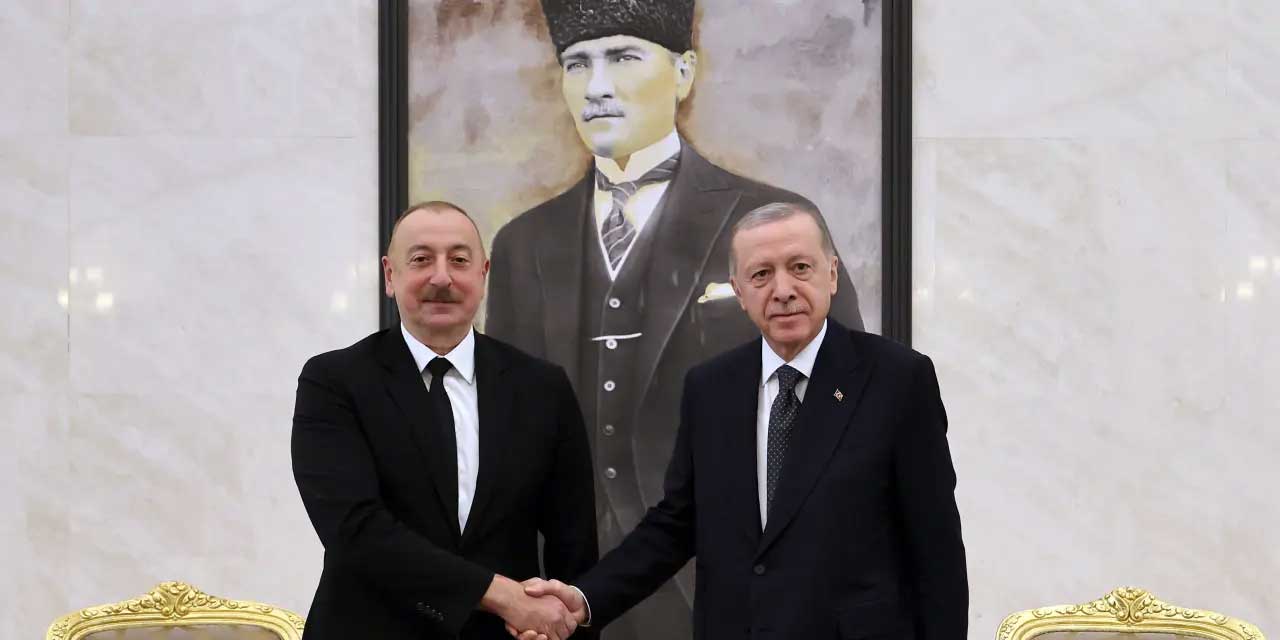 Ankara'da önemli buluşma: Erdoğan, Aliyev'i ağırladı!