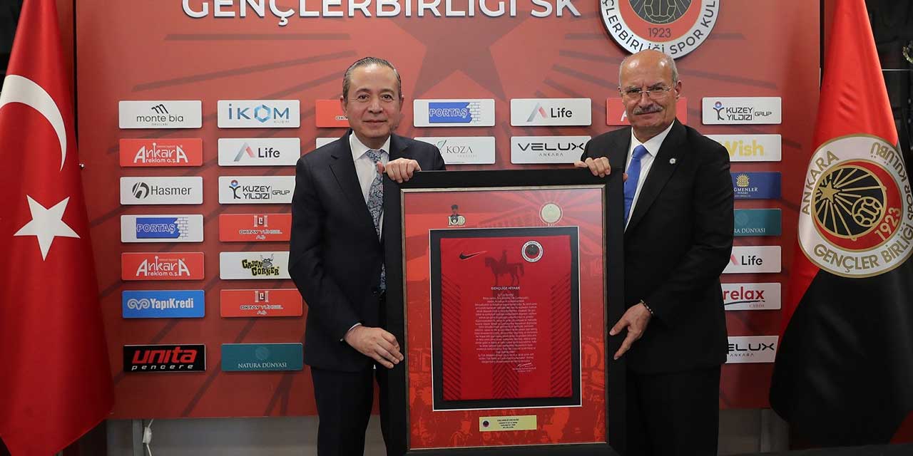 Ankara Ticaret Odası (ATO) Başkanı Gürsel Baran'dan Gençlerbirliği'ne ziyaret