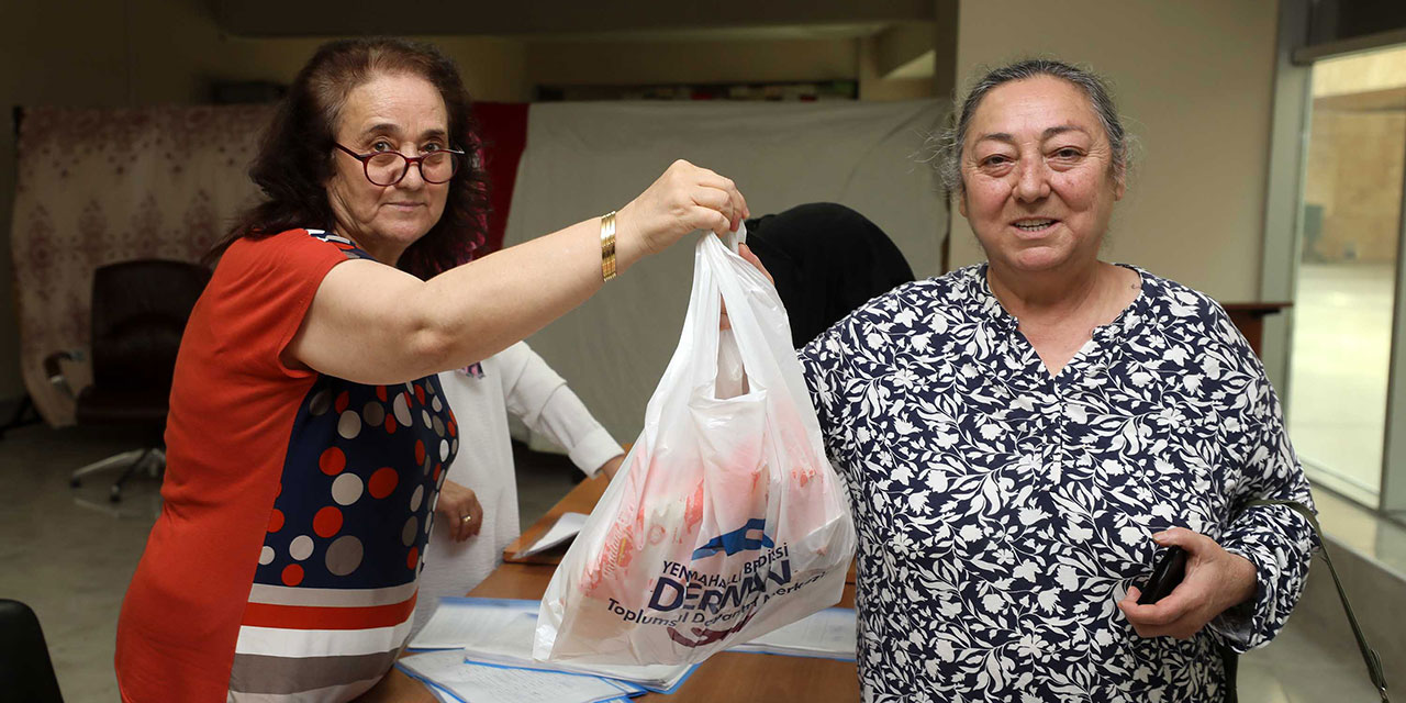 Yenimahalle'de bulunan  Derman Market’ten 80 bin kişi yararlandı