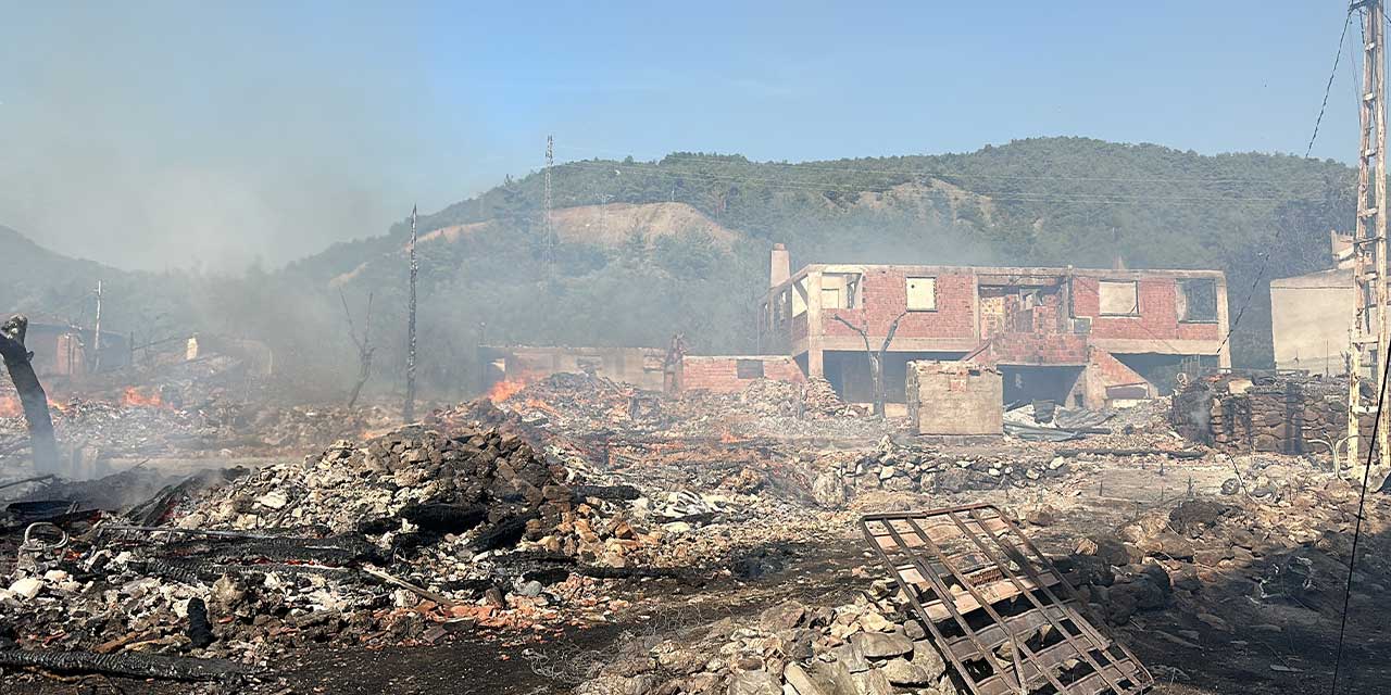 Kastamonu'da 12 ev alevlere teslim oldu: "Evler tespit çalışmalarının sonunda yeniden yapılacak"