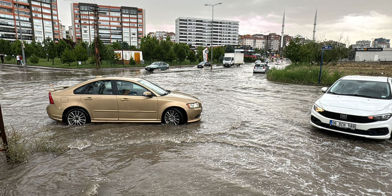 Ankara'da sağanak etkili oldu!