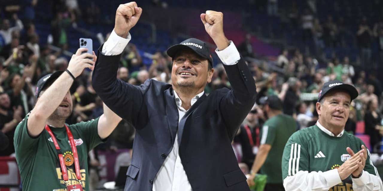 Yunanistan Basketbol Ligi finalinde zafer Panathinaikos’un: Ergin Ataman’ın takımı 2-0'dan dönerek ligde de şampiyon oldu