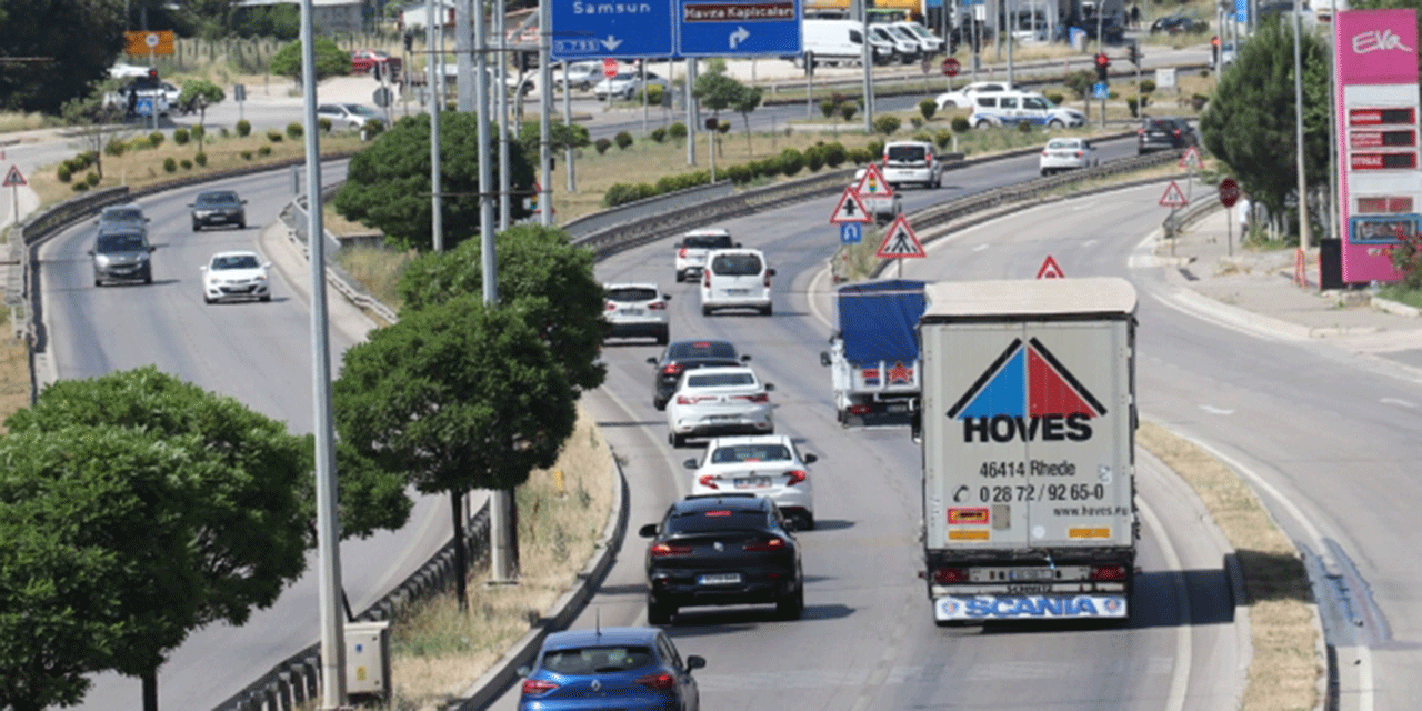 Samsun-Ankara kara yolunda trafik denetimi!