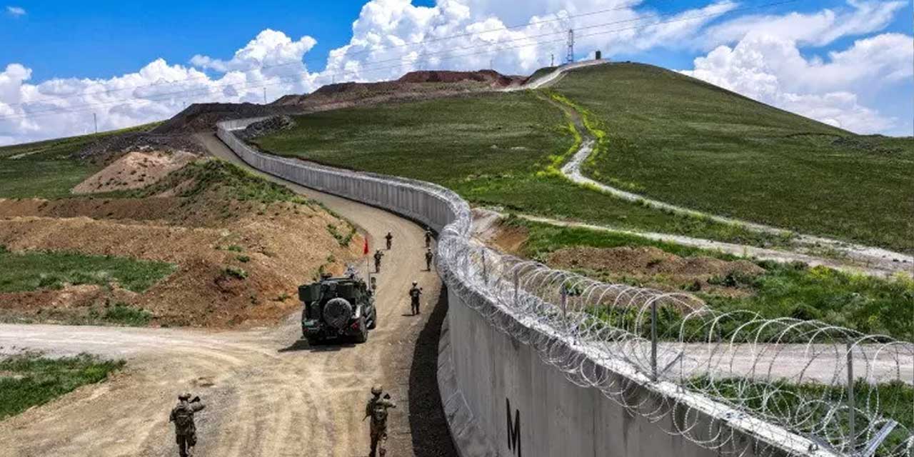 Van-İran sınırında güvenlik duvarı gelişmeye devam ediyor!