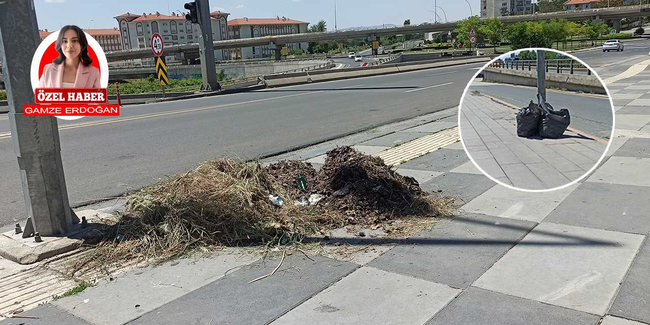 Ankara Keçiören'de çöp krizi devam ediyor