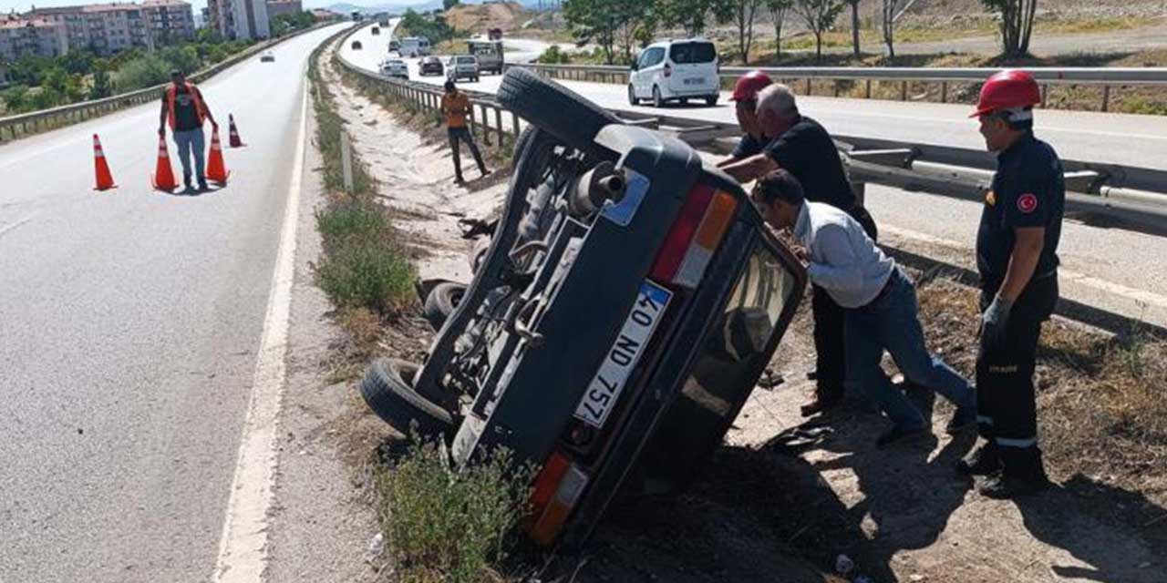 Kırıkkale'de peş peşe kazalar!