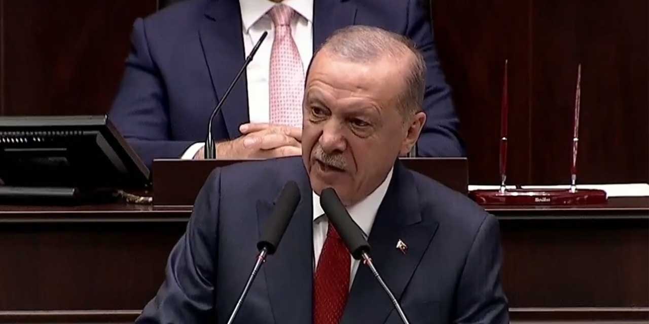 Cumhurbaşkanı Erdoğan partisinin Grup Toplantısında konuştu: İsrail'e sert sözler!