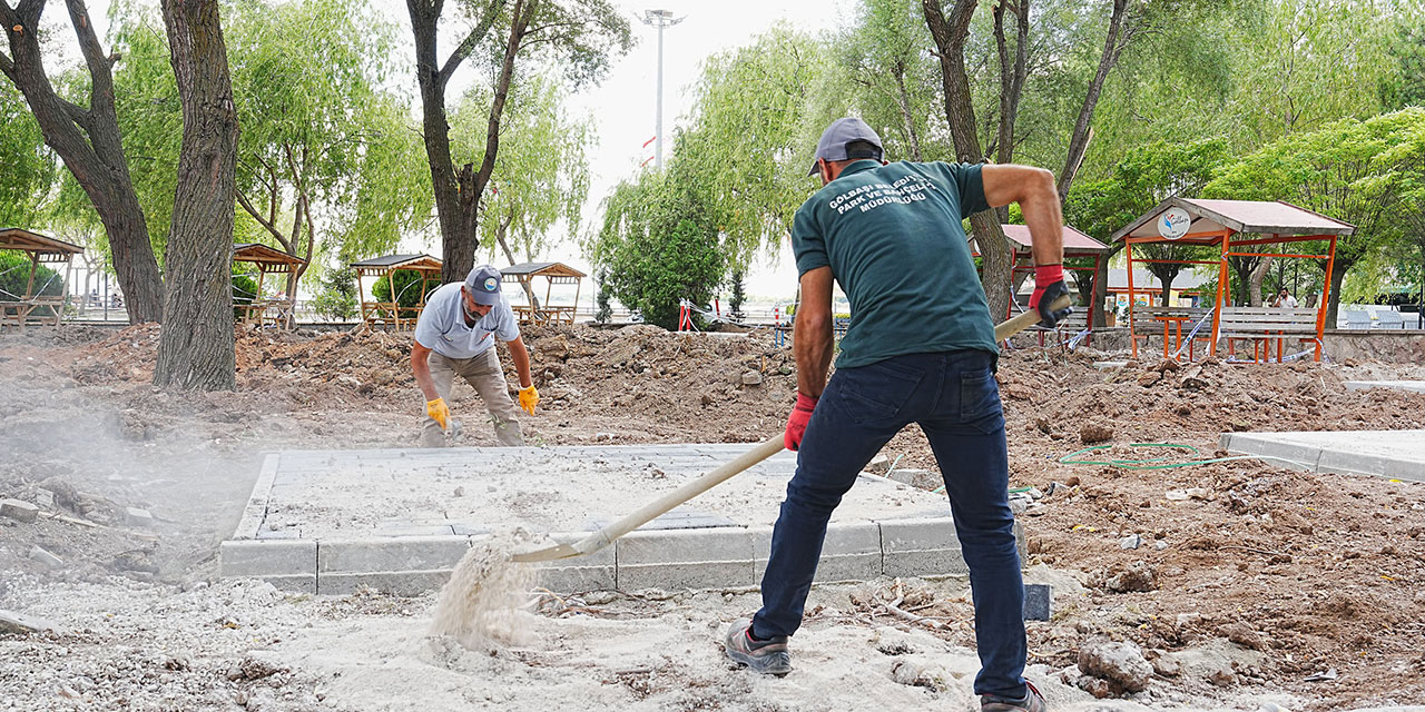 Ankara Gölbaşı Atatürk Sahil Parkı yenileniyor