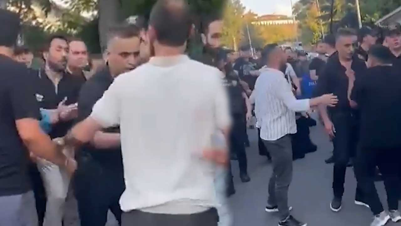 Ankara Beştepe'de Filistin eylemine polis müdahalesi!