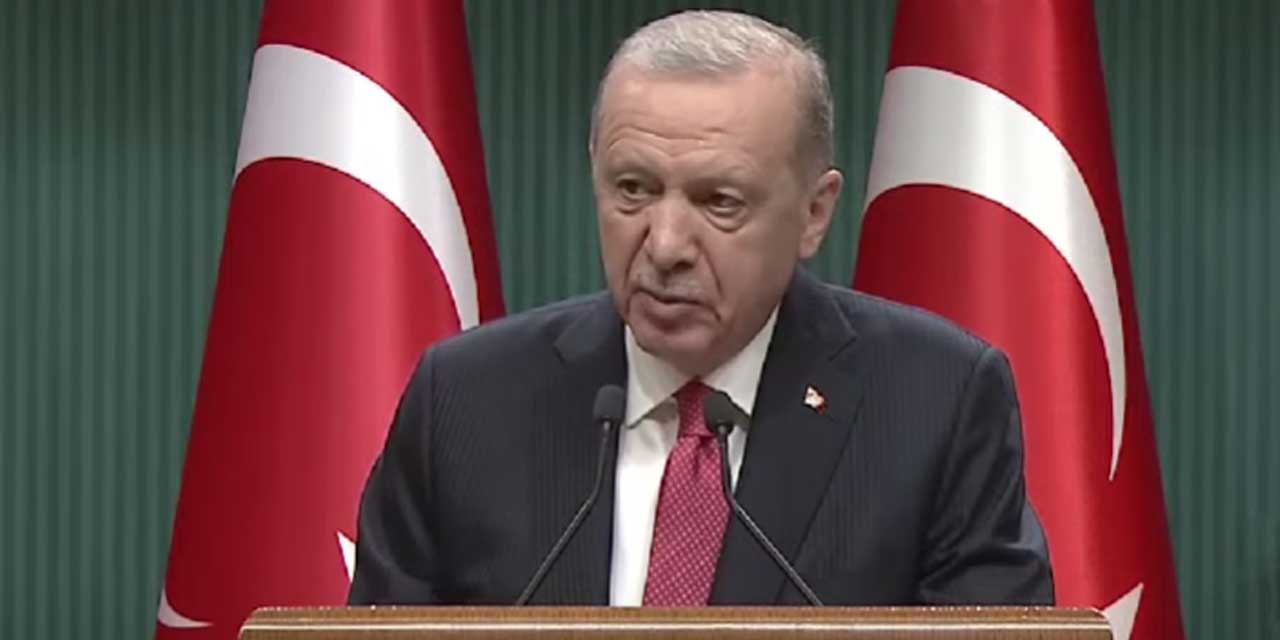 Cumhurbaşkanı Erdoğan, Kabine Toplantısının ardından açıklamalarda bulundu: "Bayrağımıza uzanan elleri kırmasını biliriz"